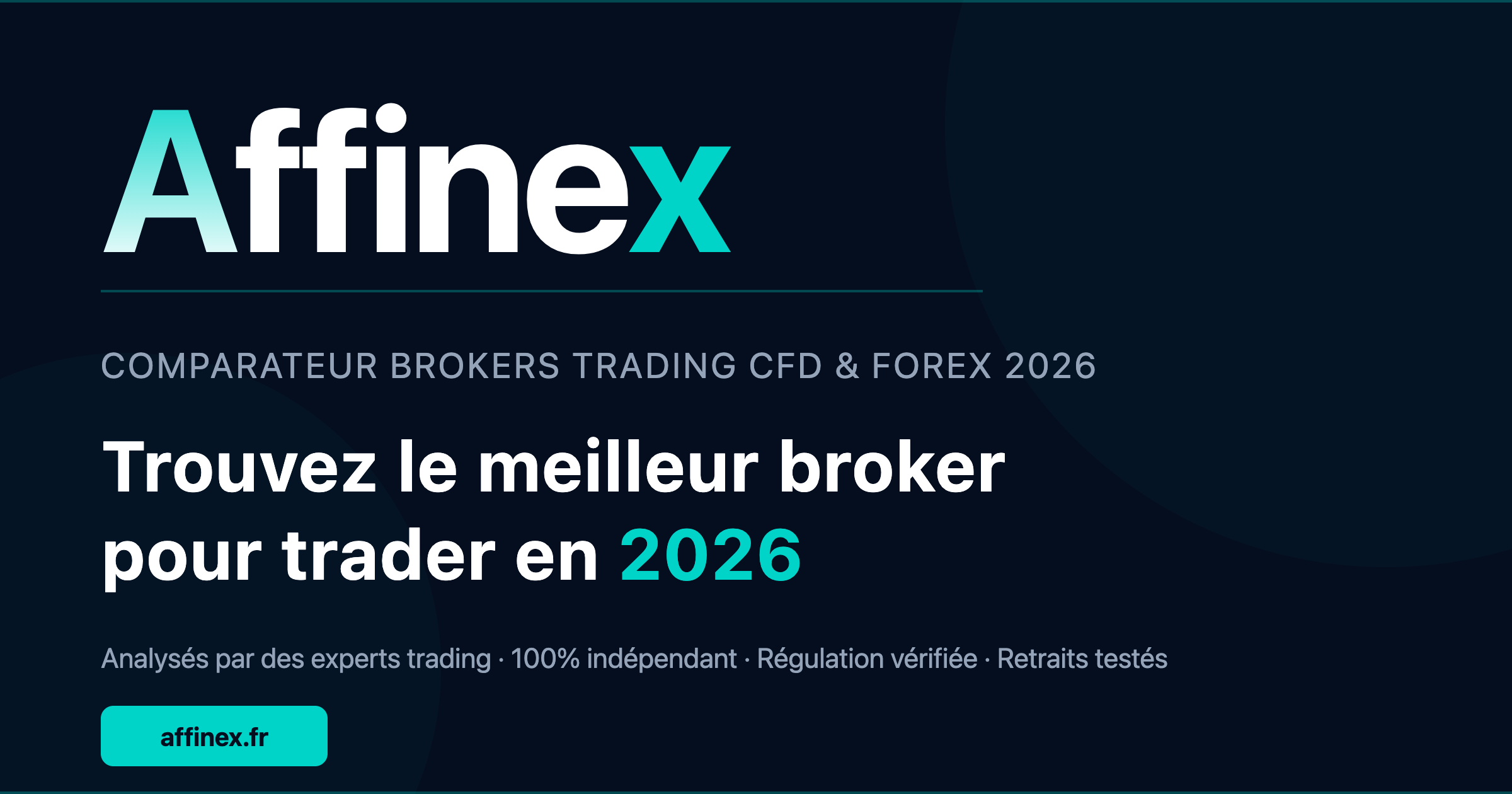 Comment choisir son broker trading en 2026 - guide Affinex